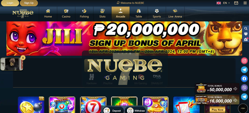 Nuebe Gaming Number 1 baccarat gaming site Pumasok sa entrance Nuebe Gamingvip.